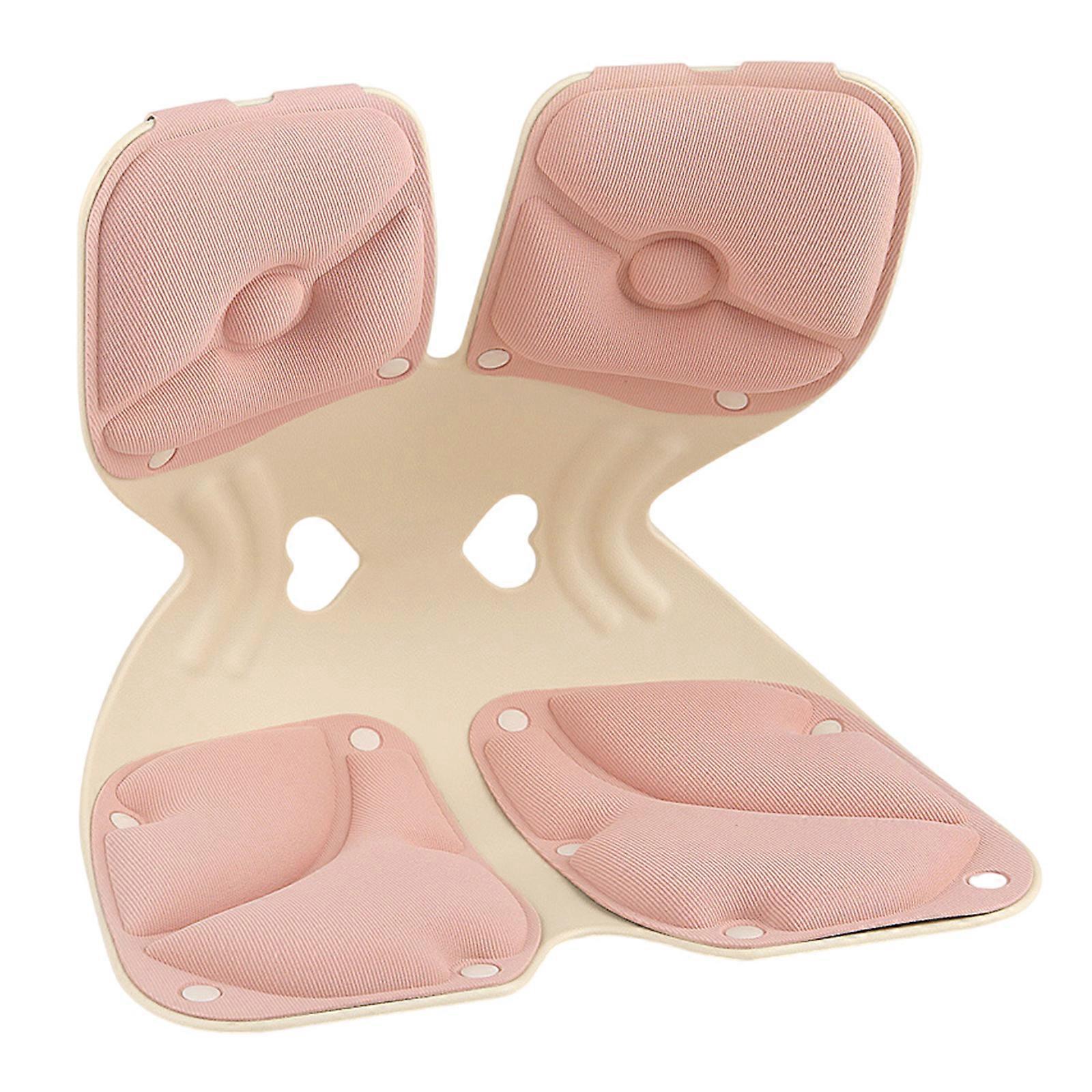 Highly Density Foam Seat Pillow For Lower Back Pains Relief Breathable Mesh Fabric Ergonomic Design Non Slip Bottom Home Office Essential Multicolor