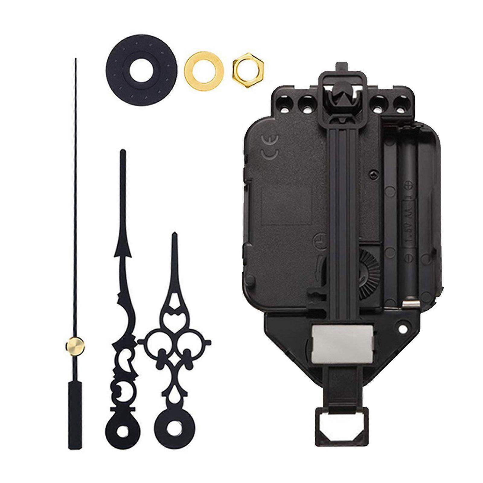 Tall Accuracy Crystal Swing Clock Motor Noiseless Action Permanent ABS Substance Crafting Telecommute Bedroom Use Multicolor