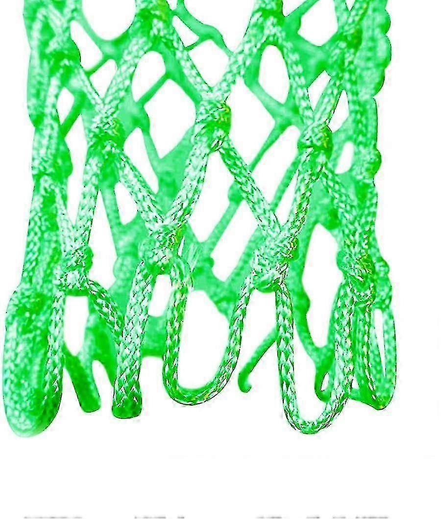 Basketball Rim Net Outdoor Sports Glow In The Dark Nylon Basketball Hoop Net All Weather Thick Standard Basketball Net