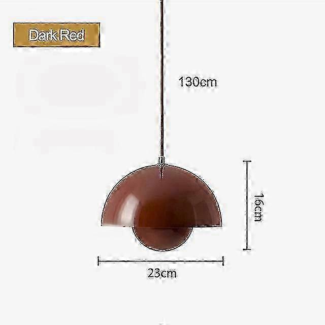 m Modern FlowerPot Pendant Light, Semicircular Ceiling Lamp for Indoor Spaces