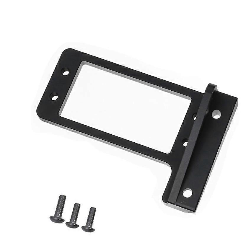 Aluminum Alloy Offset Axle Lowered Servo Mount Low Center of Gravity Chassis Y25 Accessories for 1/10 Capra VP F9 (1 PCS Black)