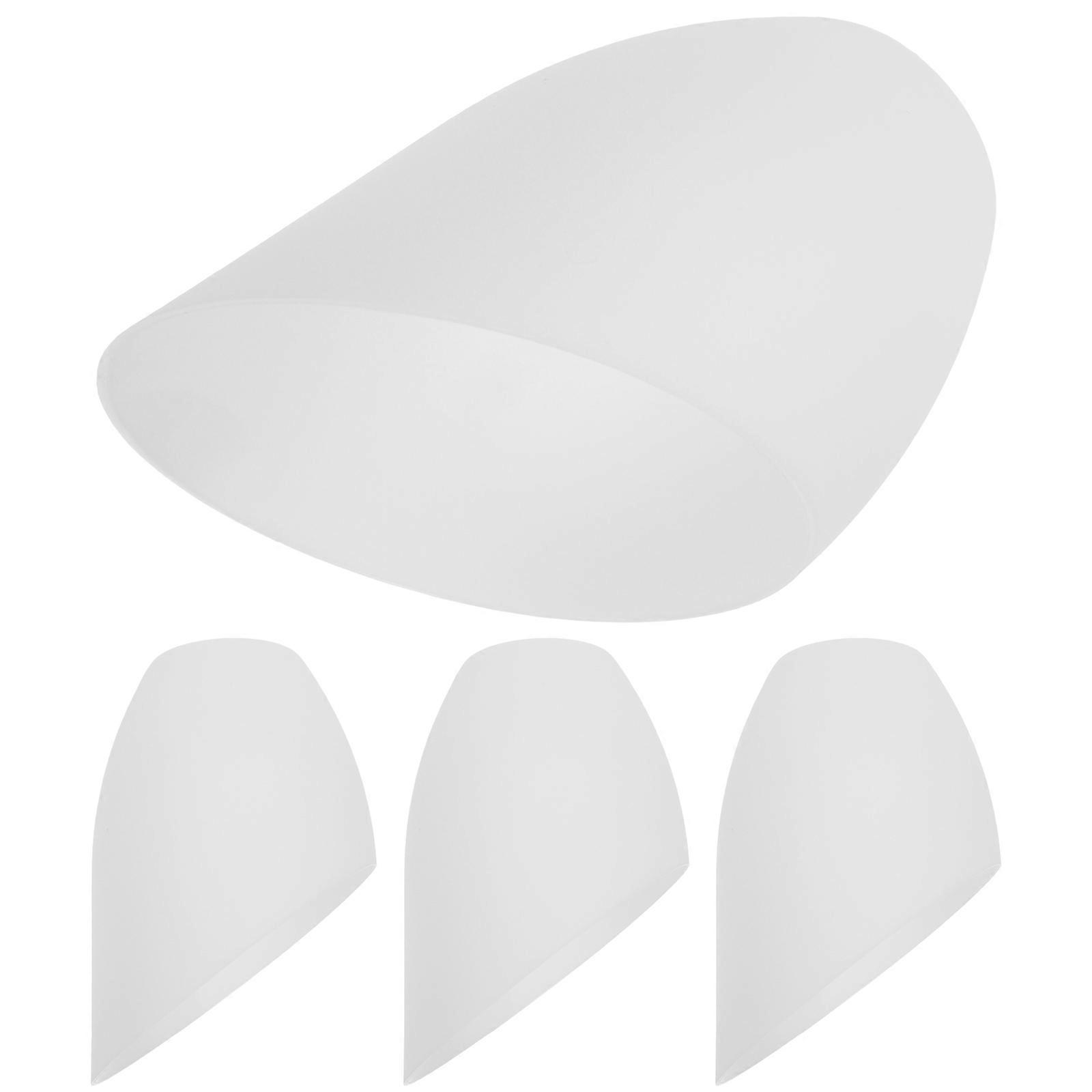 Plastic Lamp Cover Chic Light Accessory for 4Pcs White Home Lampshade