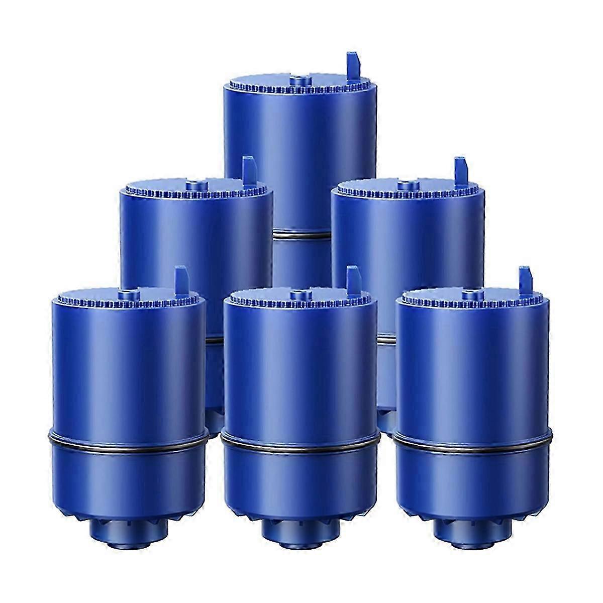 6 Pack RF9999 Faucet Mount Replacement Filter for ALL PUR/PUR PLUS Faucet Filtration Systems,Natural Mineral Filtration