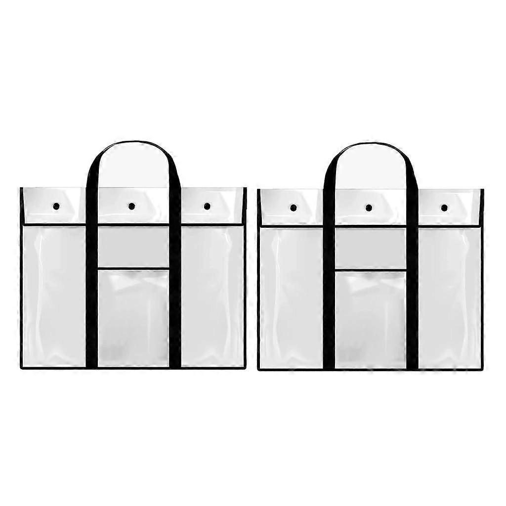 Practical Poster Transport Bags 2Piece Set With Handle Art Bag Secure Storage For Documents