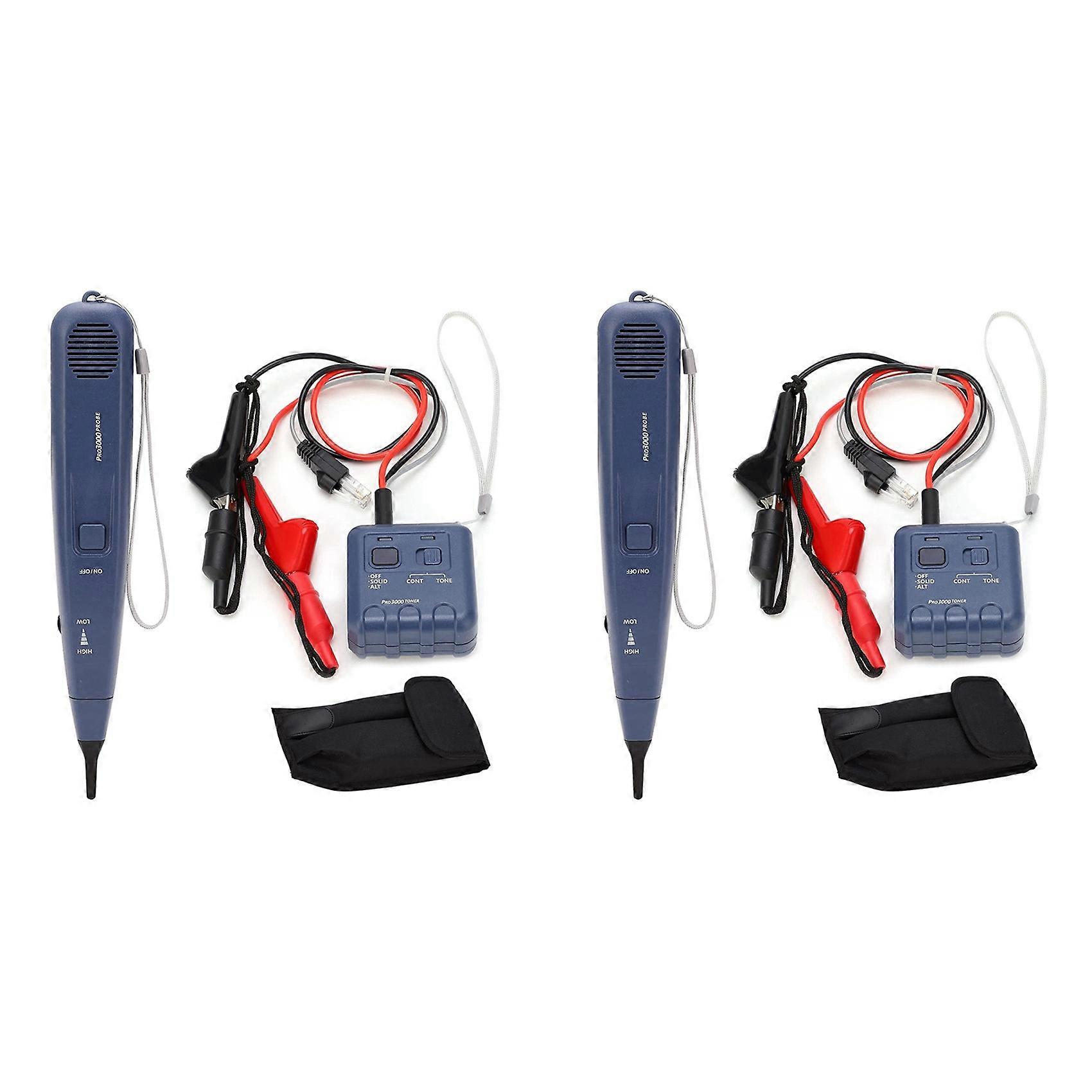 2X Pro3000 Tone Generator and Probe Kit, SmartTone Technology, Handheld Telephone Line Circuit Finder