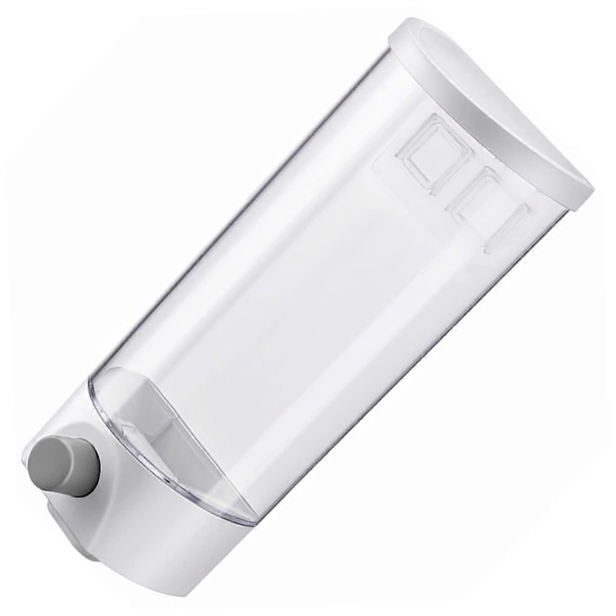 Wall Mounted Rice Dispenser with Clear View and Airtight Compartments for Kitchen Grain Storage