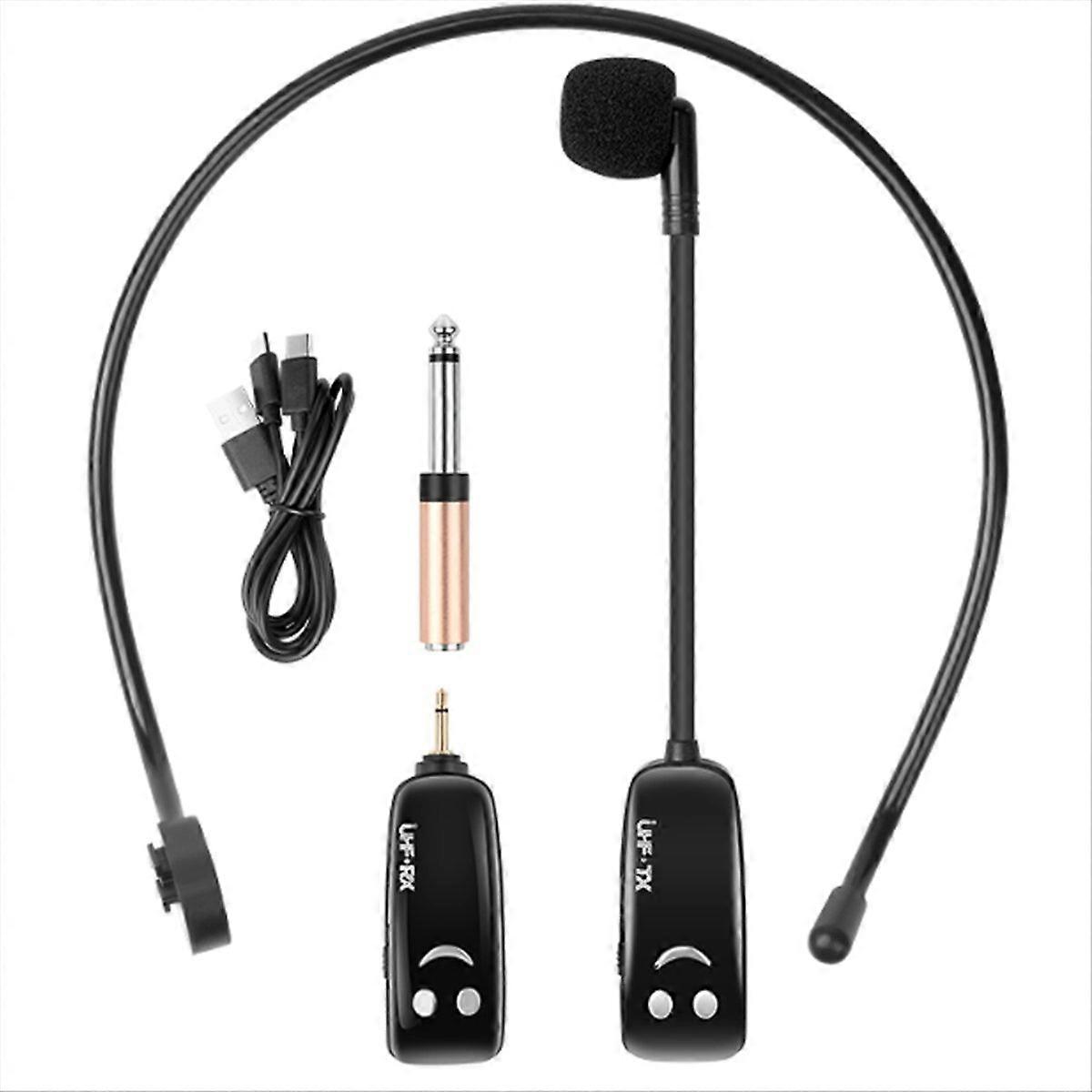 UHF Wireless Microphone Head Wearing Headset