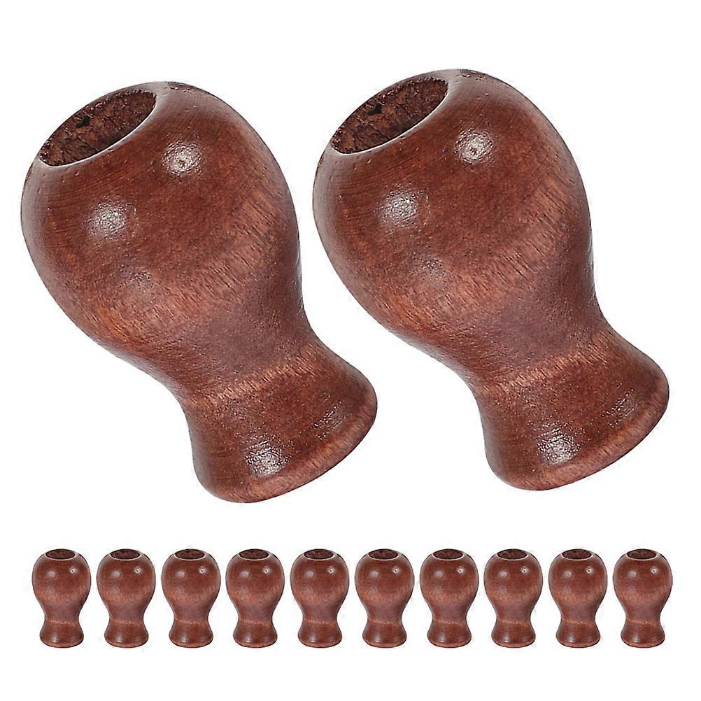 Blind Pull Cord Knobs Wood Cord Handle for Curtain Craft 18Pcs