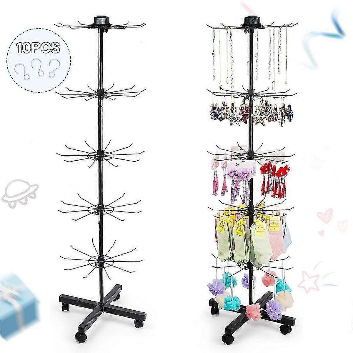 Display stand metal 3/5/7-storey multifunctional swivel frame durable stylish design