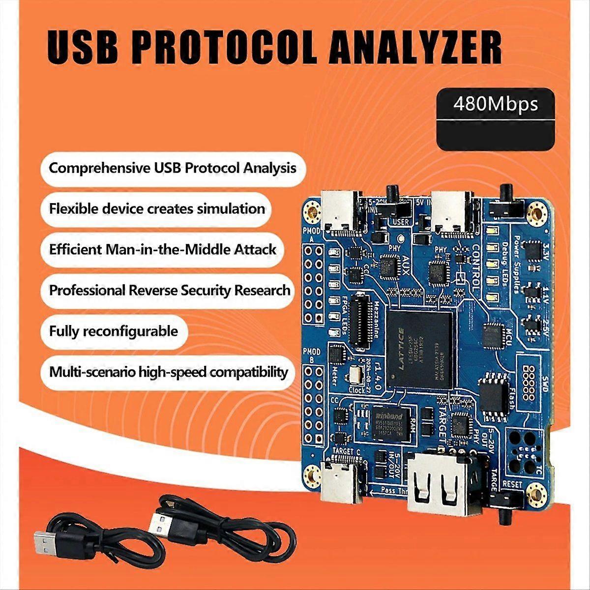 Open Source FPGA Board, Multi-Tool for Building, Analyzing, and Hacking USB Devices, Sniffer,USB Pr