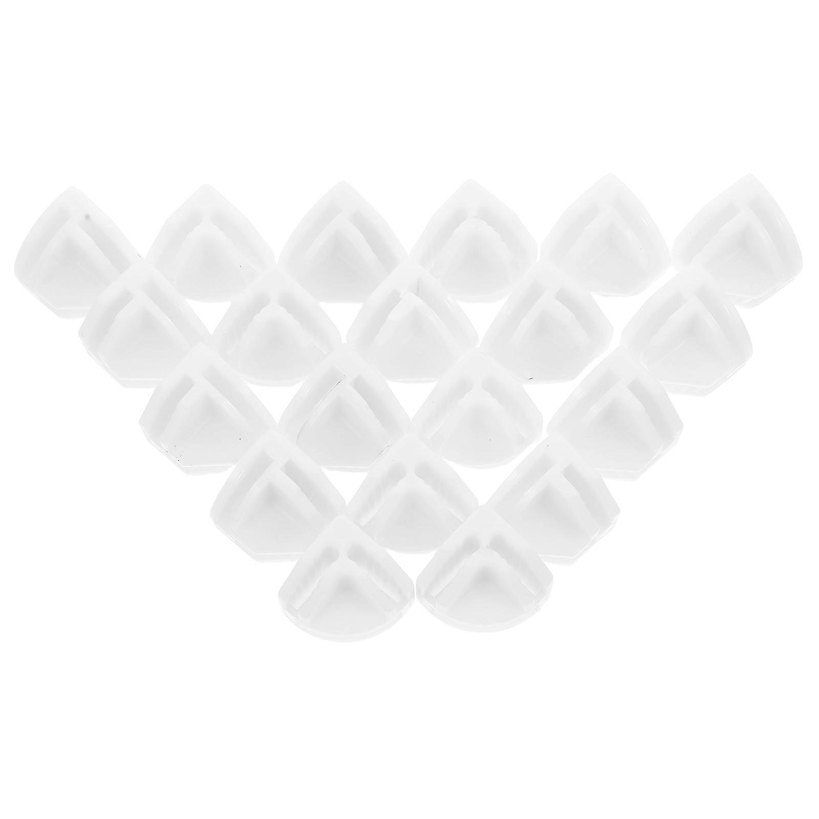 MLINS 20pcs Plastic Wire Cube Connectors for DIY Assemble Cabinet Inserts Storage Cube Connectors for Wardrobe Combination Storage