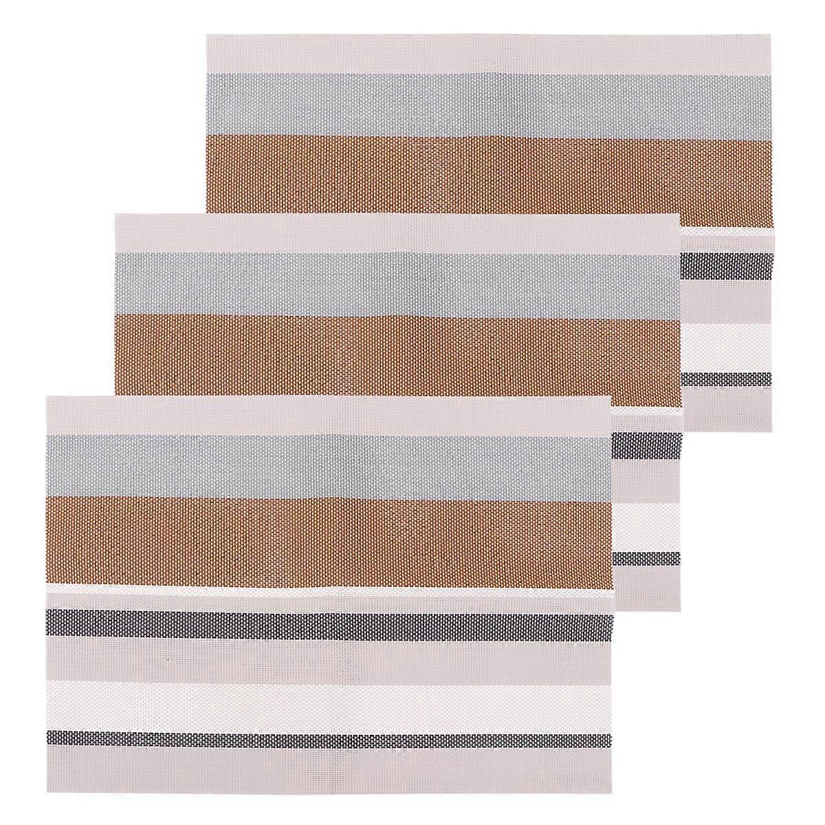 Multi Color Water-Proof Cup Mat Heat-Resistant Cup Pad 3Pcs for Dining