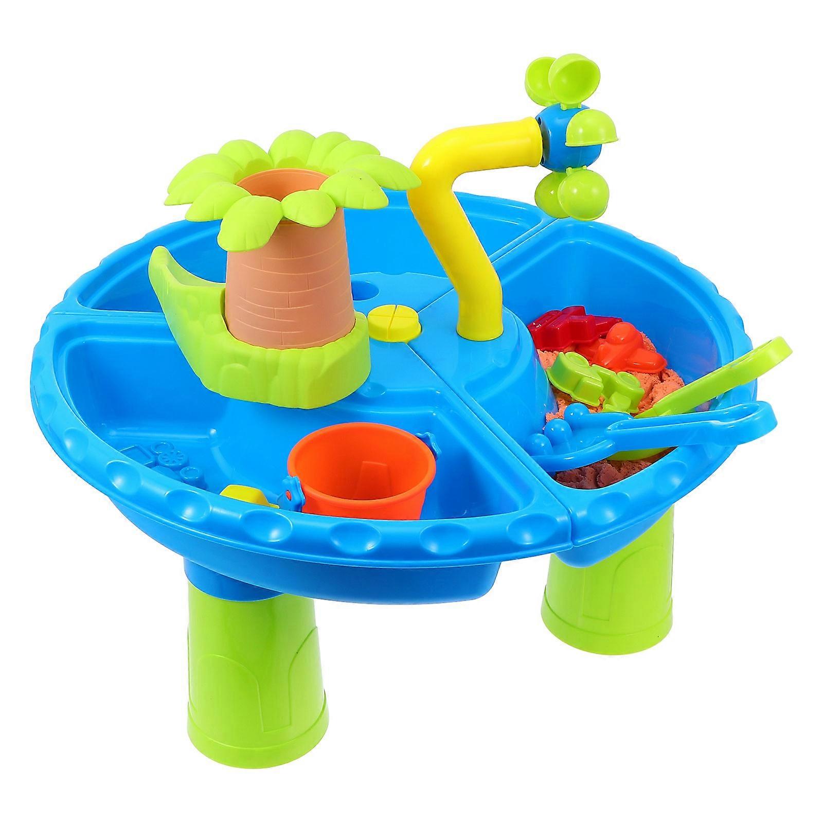 Beach Table Toy Children Sand Playing Table Toy 1Set Assorted Color