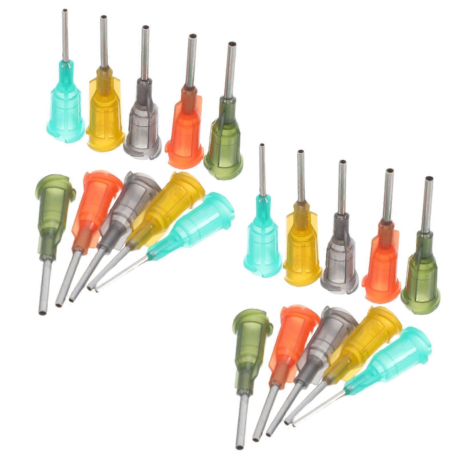 Pottery Tools Glue Dispensing Needles Precision Applicator 50Pcs Set
