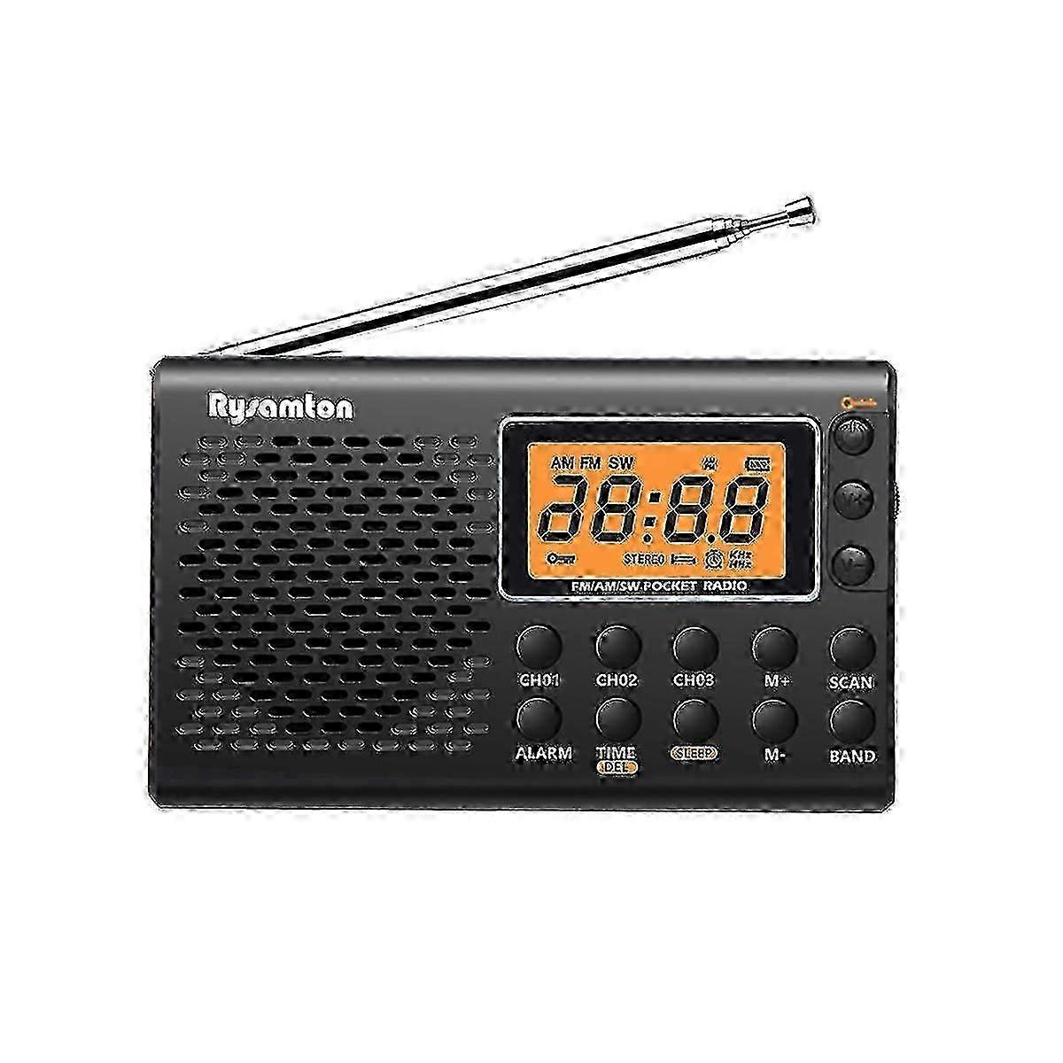 Handheld Digital Radio with FM AM SW Frequencies and Easy Manual Tuning