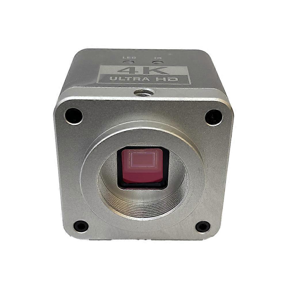 For SONY IMX415 4K UHD HDMI-Compatible USB Type-C TF Industrial Microscope Industrial LAB Electronic Camera EU PLUG