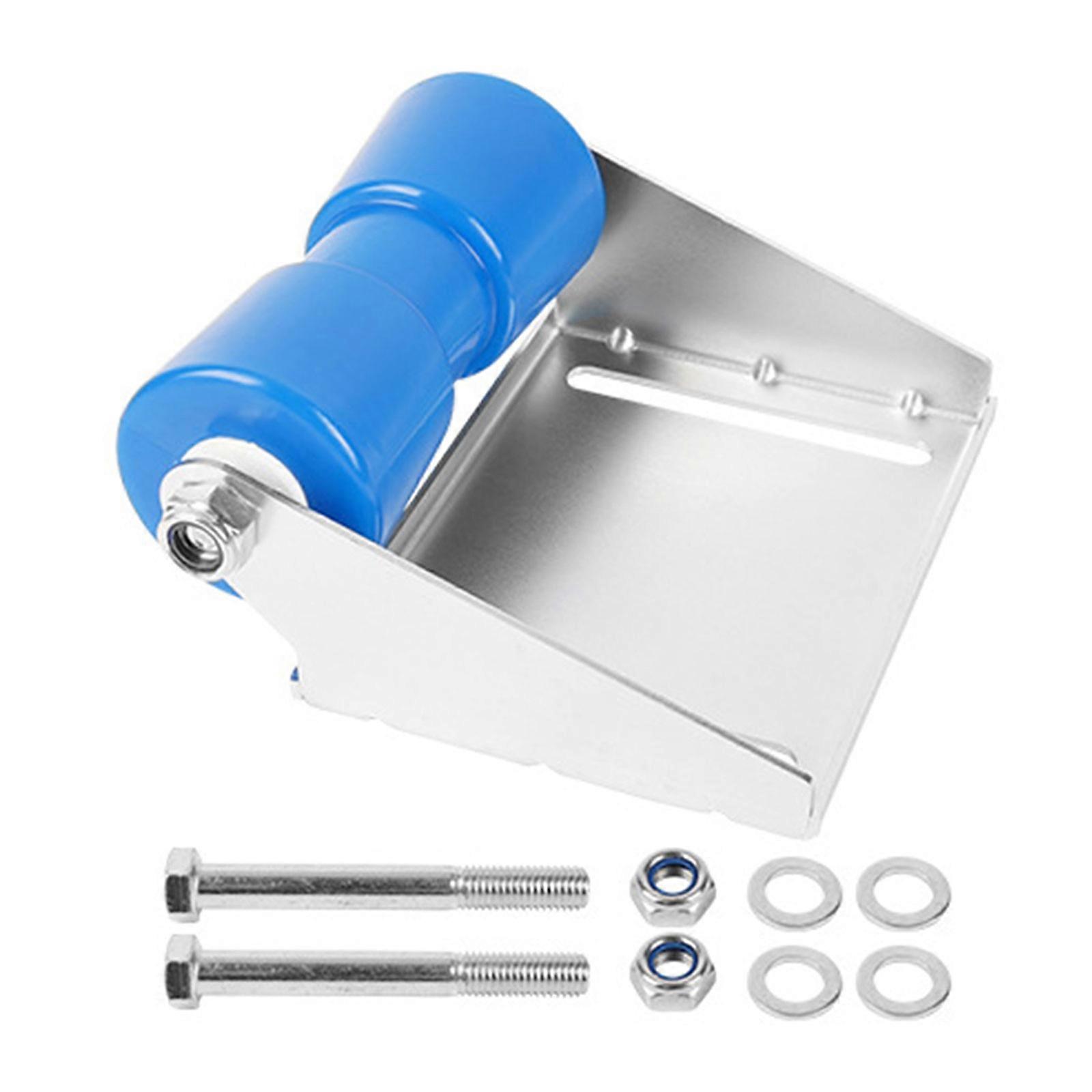 Iron Made Roller Bracket 8 Inch Specifically For Inflatable Boat Trailer Bottom Distributing Weight and Prevent Damage Multicolor