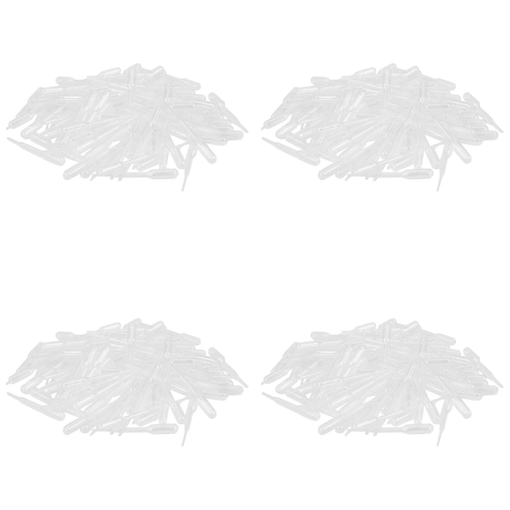 400PCS Graduated Pipettes Dropper Polyethylene (0.2Ml)