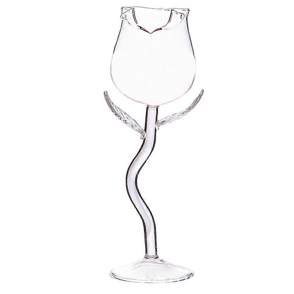 Rose Flower Glasses Red Glasses Drinkware Creative Design General Users Gathering 1Set