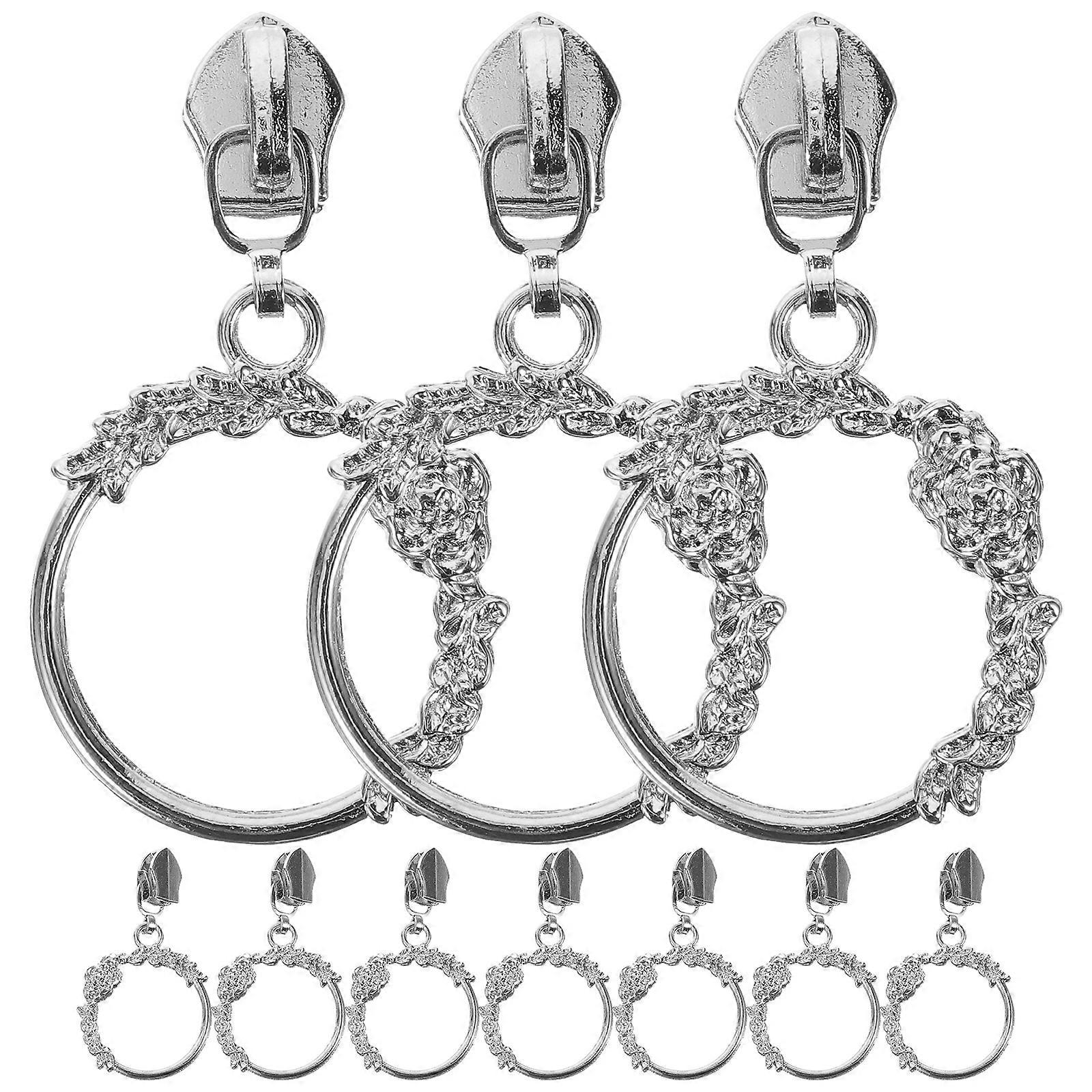 Zipper Pull Replacement Zipper Pullers Suitcase Clothes 10Pcs Professional Set