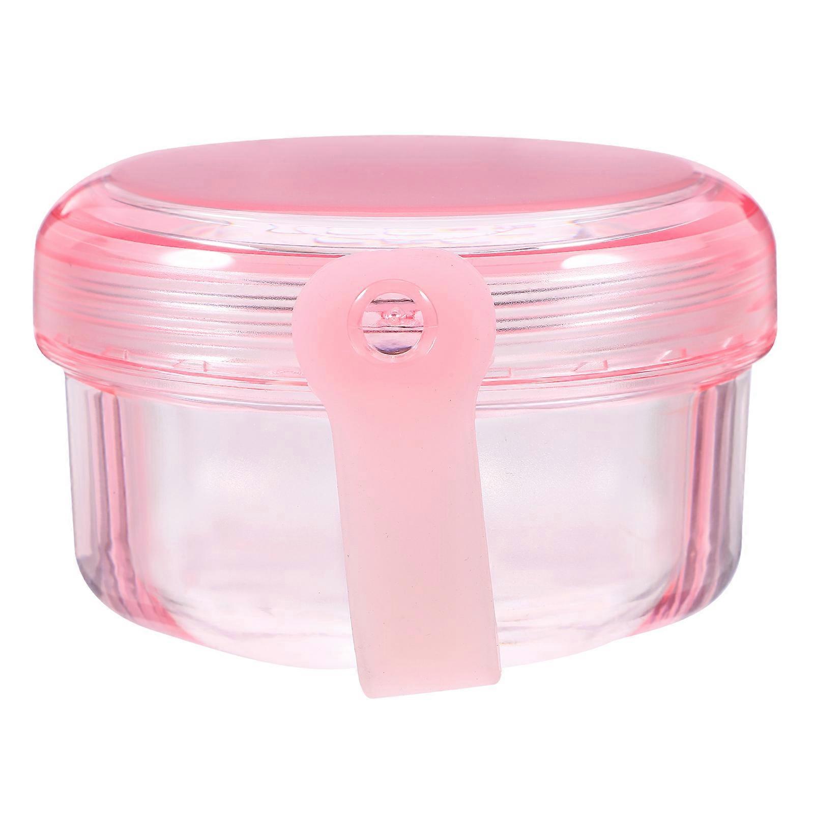 Pink Retainer Storage Case for Storing Plastic Denture Holder Retainer Box