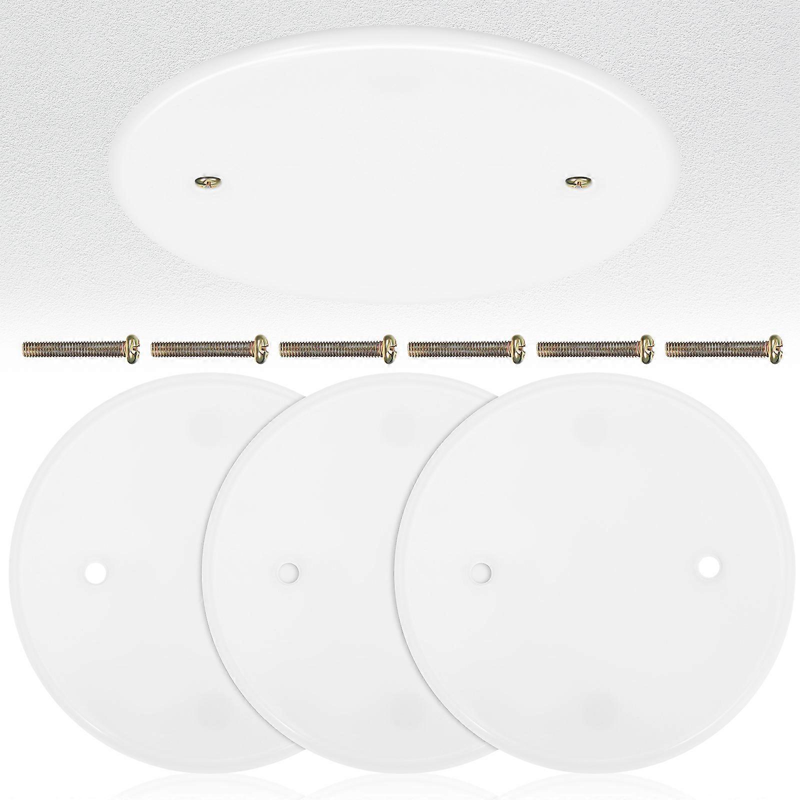 Electrical Ceiling Hole Cover Round Plates for Home Use 4Pcs Set