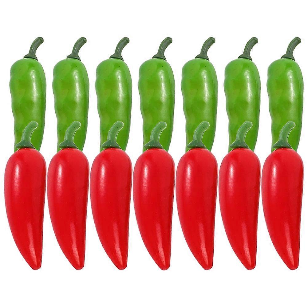 Artificial Pepper Prop for Display 200Pcs Simulation Pepper Model Assortment