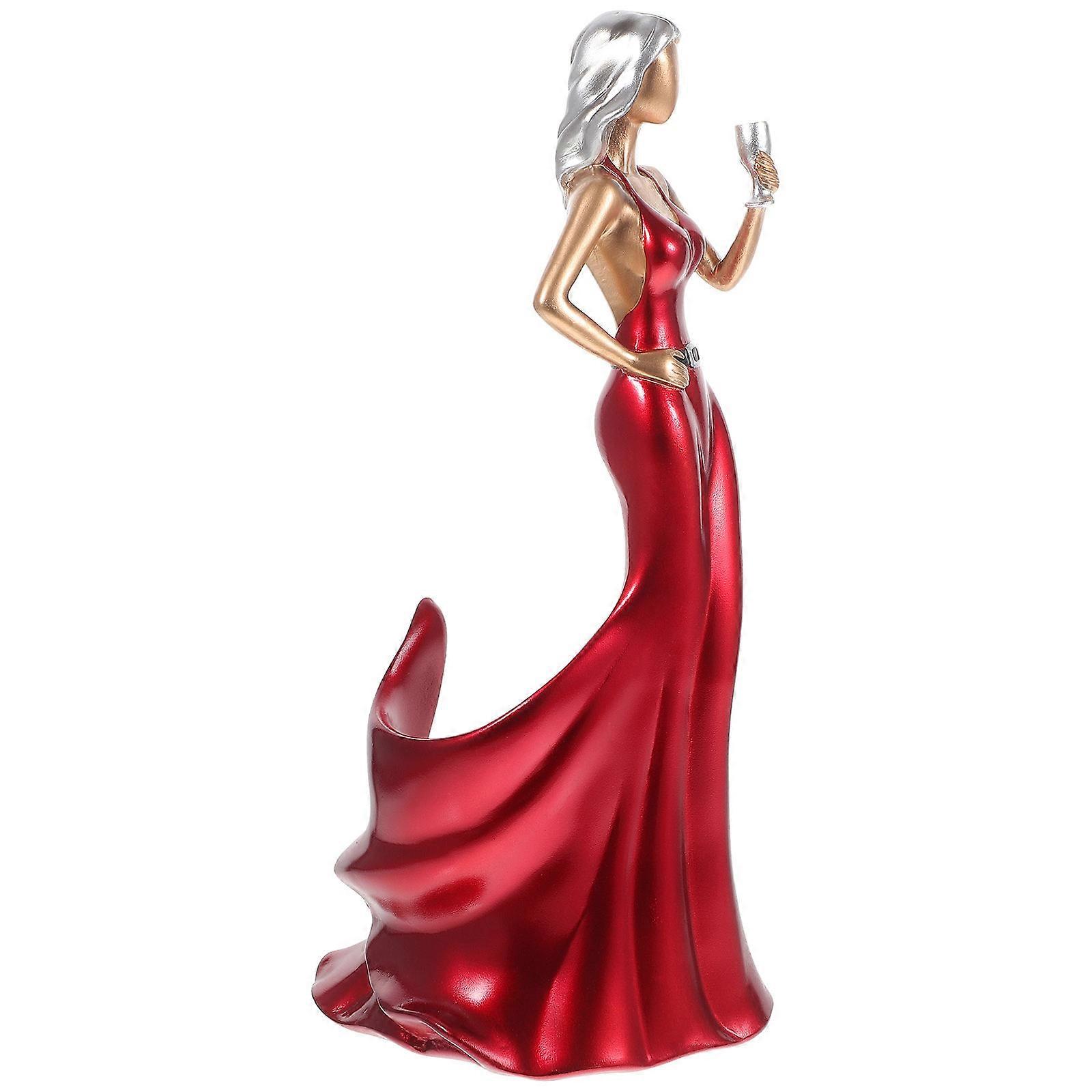 Holder Beauty Lady Statue Decorative Rack Kitchen