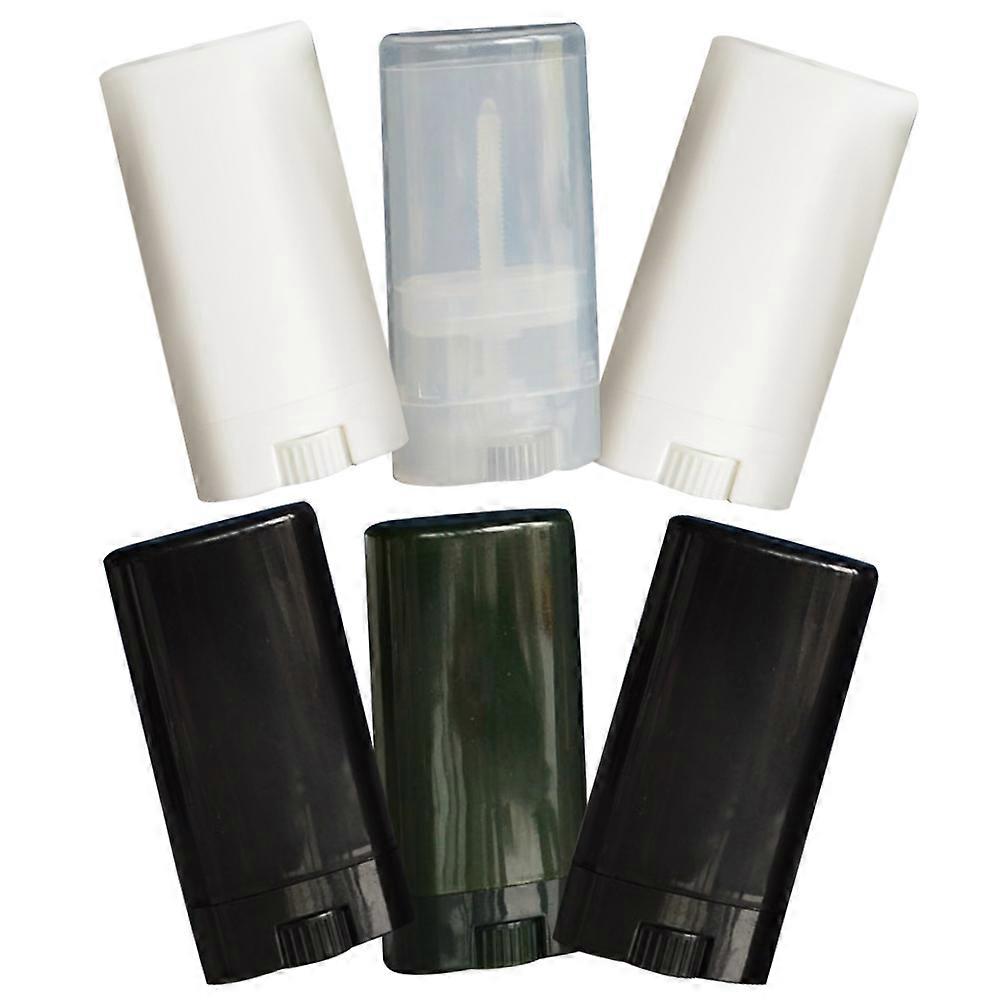 Assorted Color Lip Balm Containers Tubes for DIY Use 18Pcs Portable