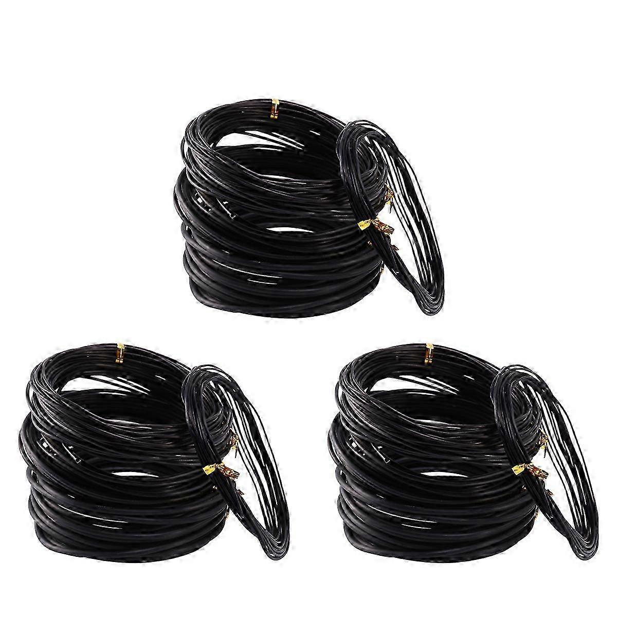 Anodized Aluminum Bonsai Training Wire(5 Sizes,Black)