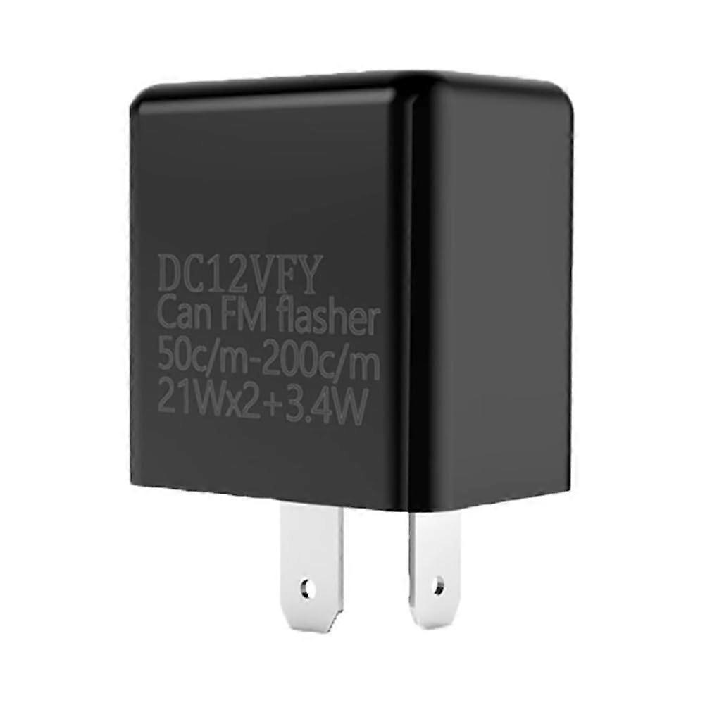 12V 2 Pin Motorcycle Flasher Relay with Adjustable Timing and  Current Protection