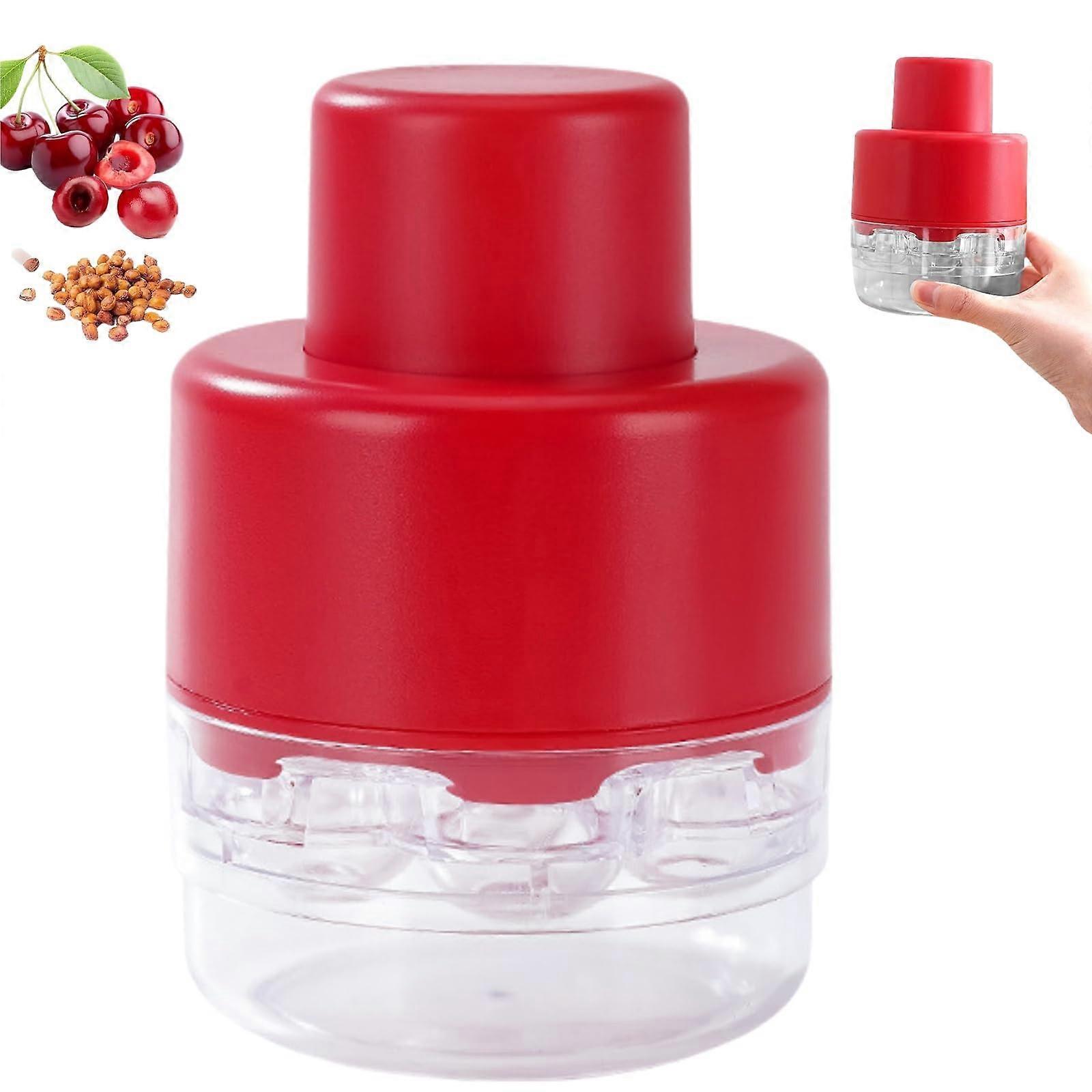 Cherry Pitter and Olive Pitter Tool with MultiHole Design, Fast Pit Removal, Easy Clean, BPA