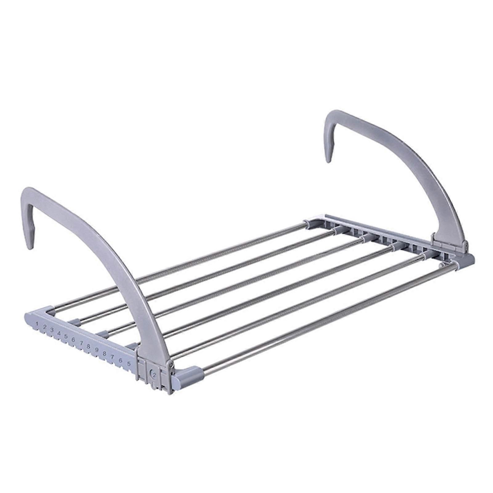 Radiator Clothes Dryer Folding Drying Rack Over Radiator Towel Holder Space Saving Grey