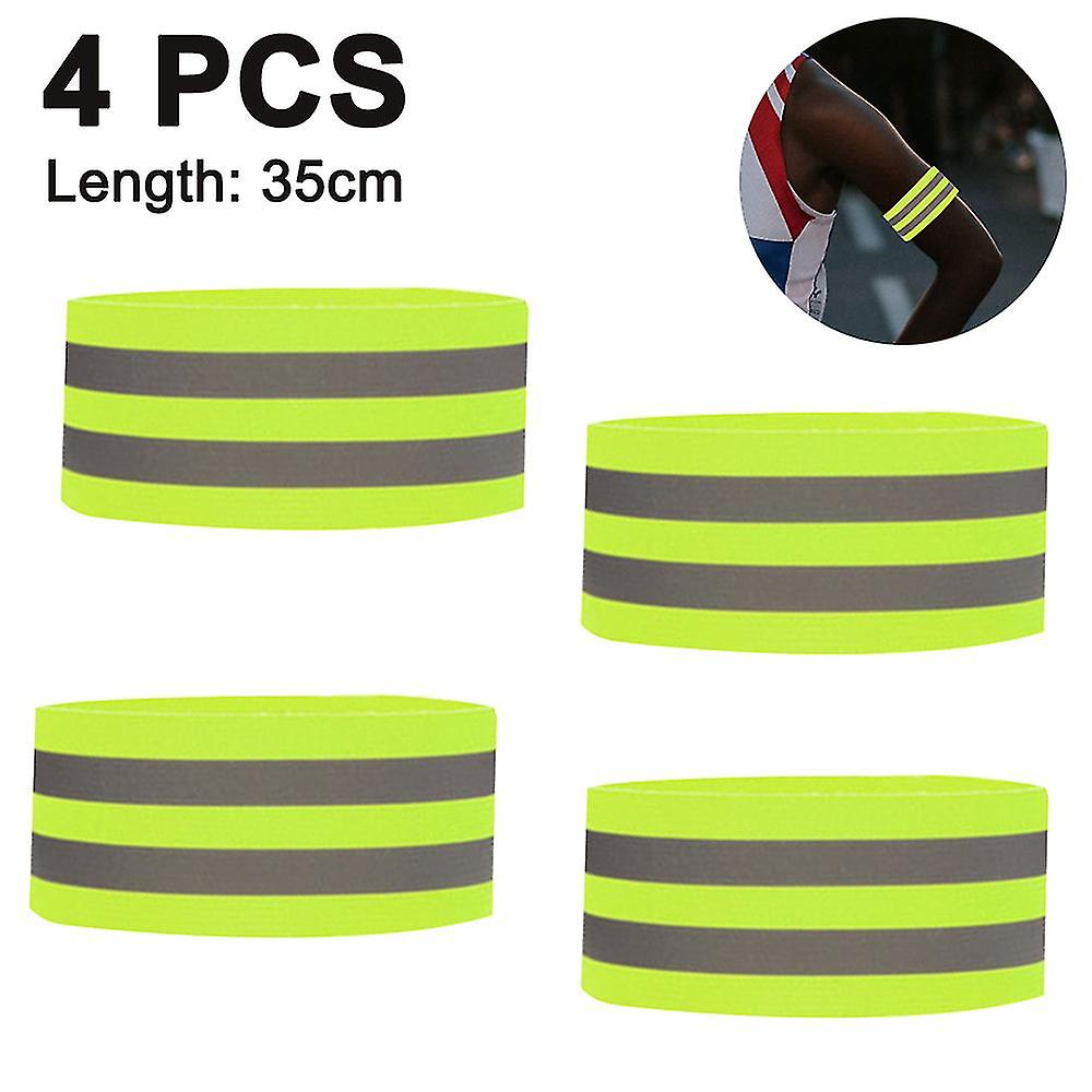 4 Pcs Reflective Bands Reflector Bands, Reflector Tape Straps