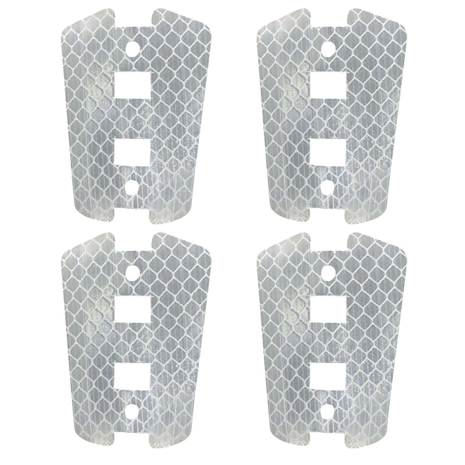 Bike Wheel Reflectors 4Pcs  Brightness for Enhanced Night Visibility Bicycle Spoke Accessories