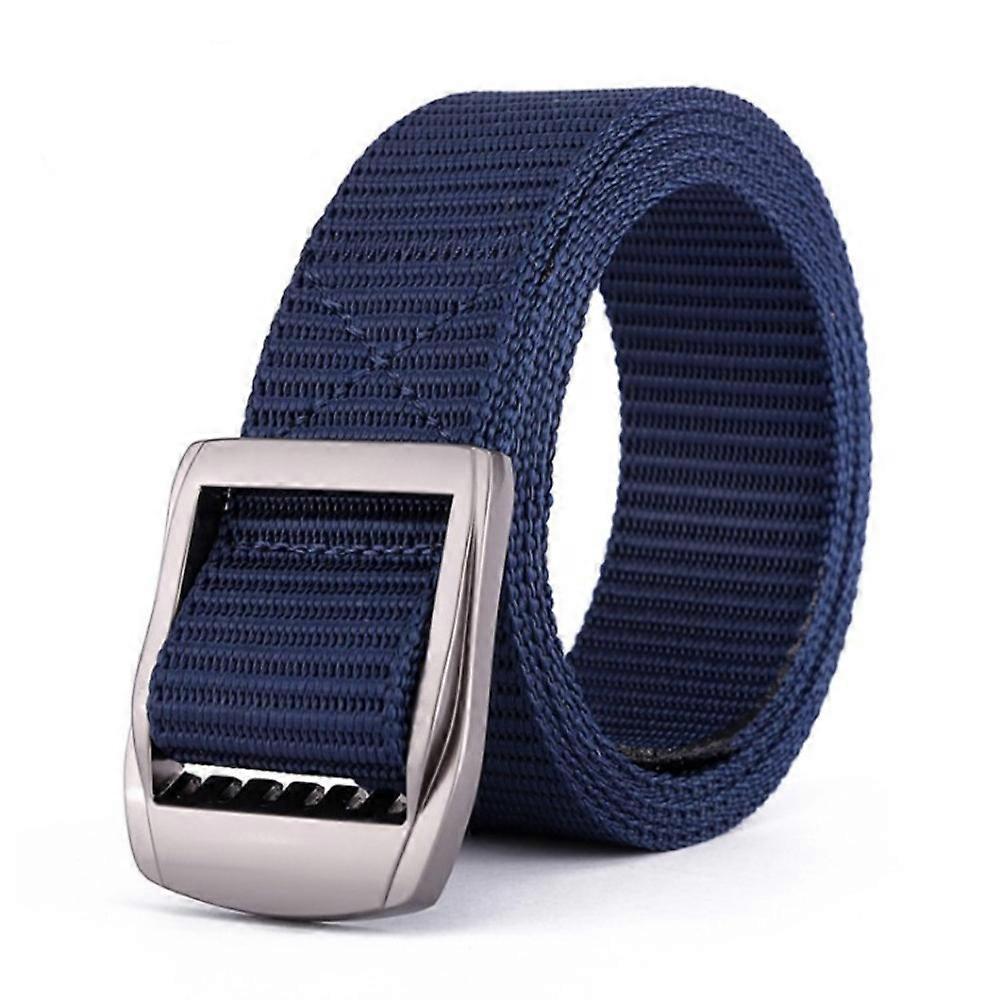 Multi Function Men's Canvas Belt Breathable Thickened Quick-Release Buckle Belt with Automatic Buckle Nylon Belt Unisex