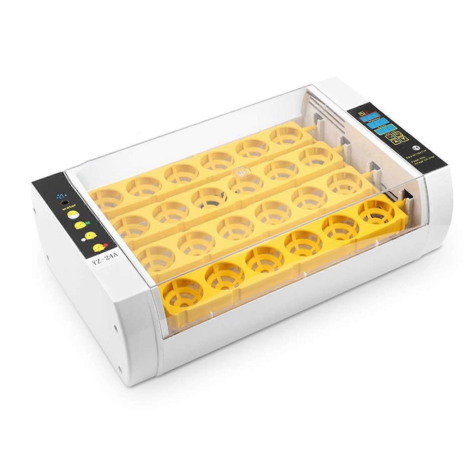 Automatic Egg Incubator 24 Eggs with Turner and Humidity Control for Hatching Chicken Duck Goose