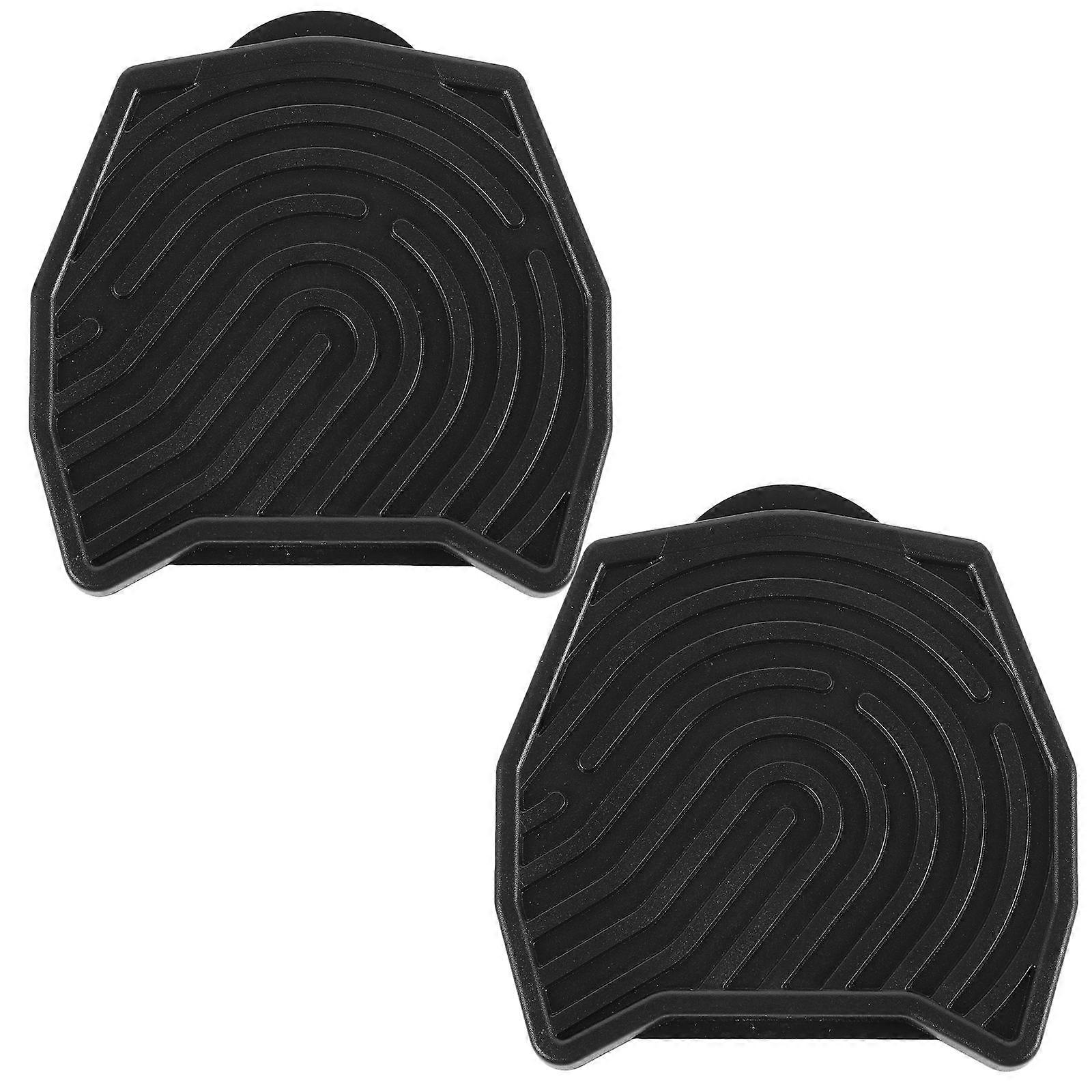 Bicycle Pedals Replacement Pedals for Bike Use Black Plastic 1Pair Set