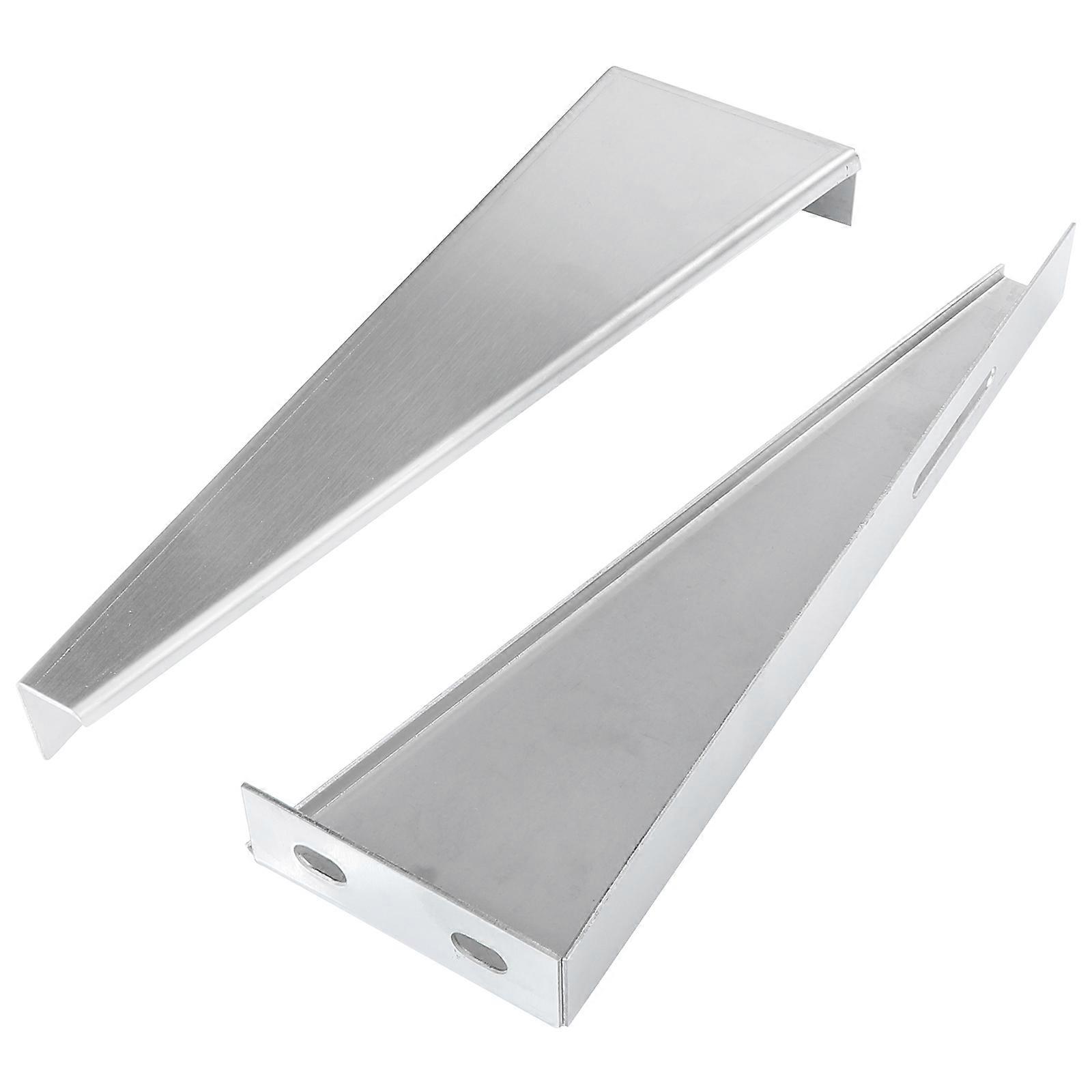 Durable Stainless Steel Water Heater Wall-Mounted Bracket 2Pcs Silver