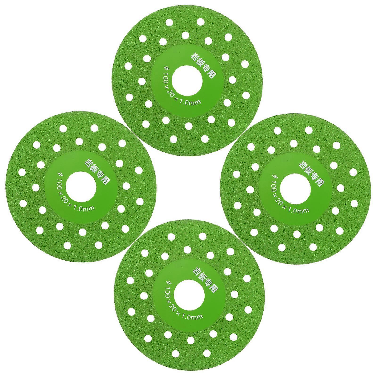 Rock Slab Grinding Disc for Chamfering Edge 4Pcs Durable for Stone Cutting