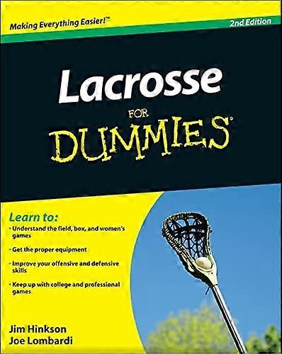 Lacrosse for Dummies (For Dummies