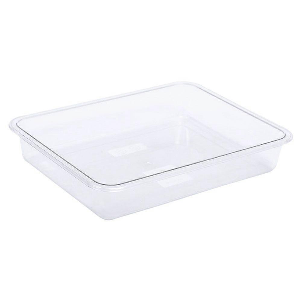 1pc Marinated Vegetable Plate Cold Salad Tray Rectangular Transparent Dish