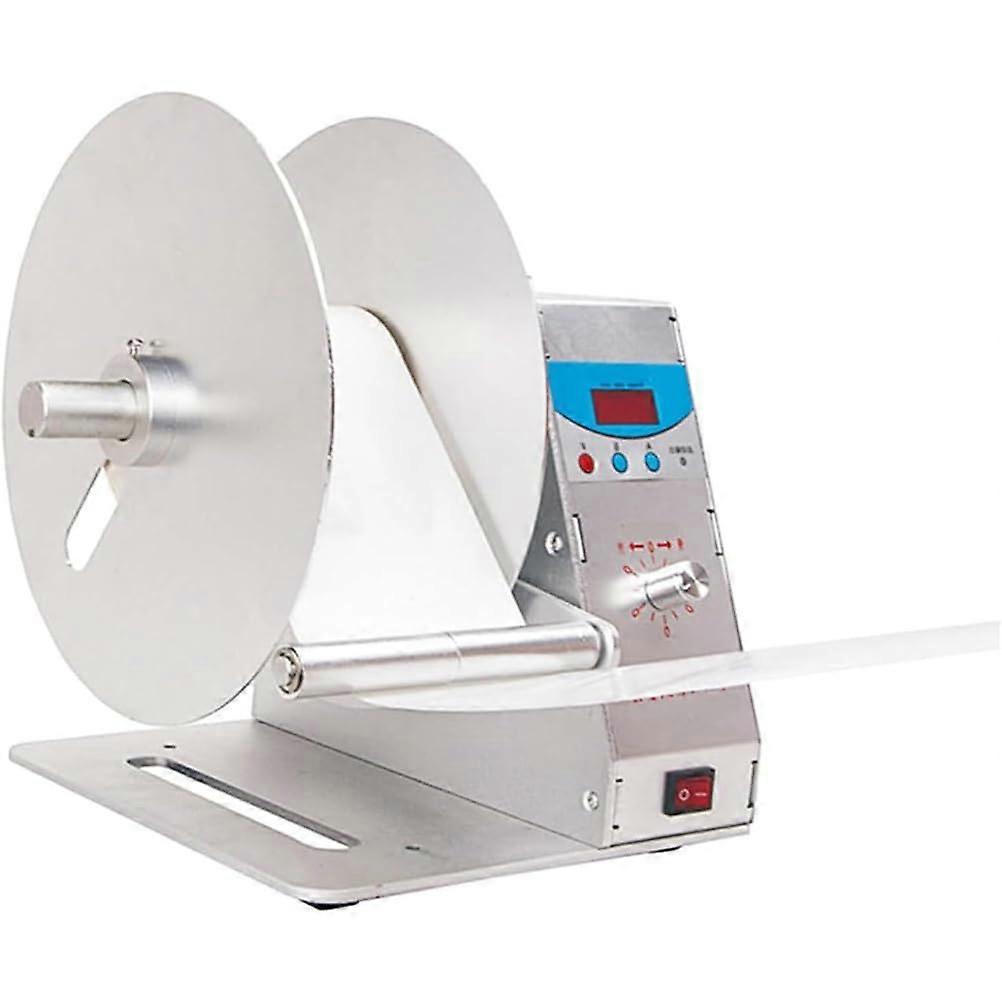 Automatic Label Rewinder with Counter and Adjustable Speed for Efficient Roll Production