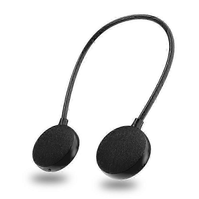 Portable Wireless Bluetooth Speaker with Hands-Free Microphone, Black