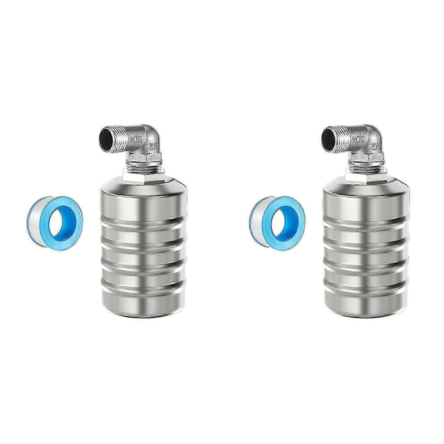 2X 304 Stainless Steel Fully Automatic Water Level Control Float Valve, Automatic Water Level Controller