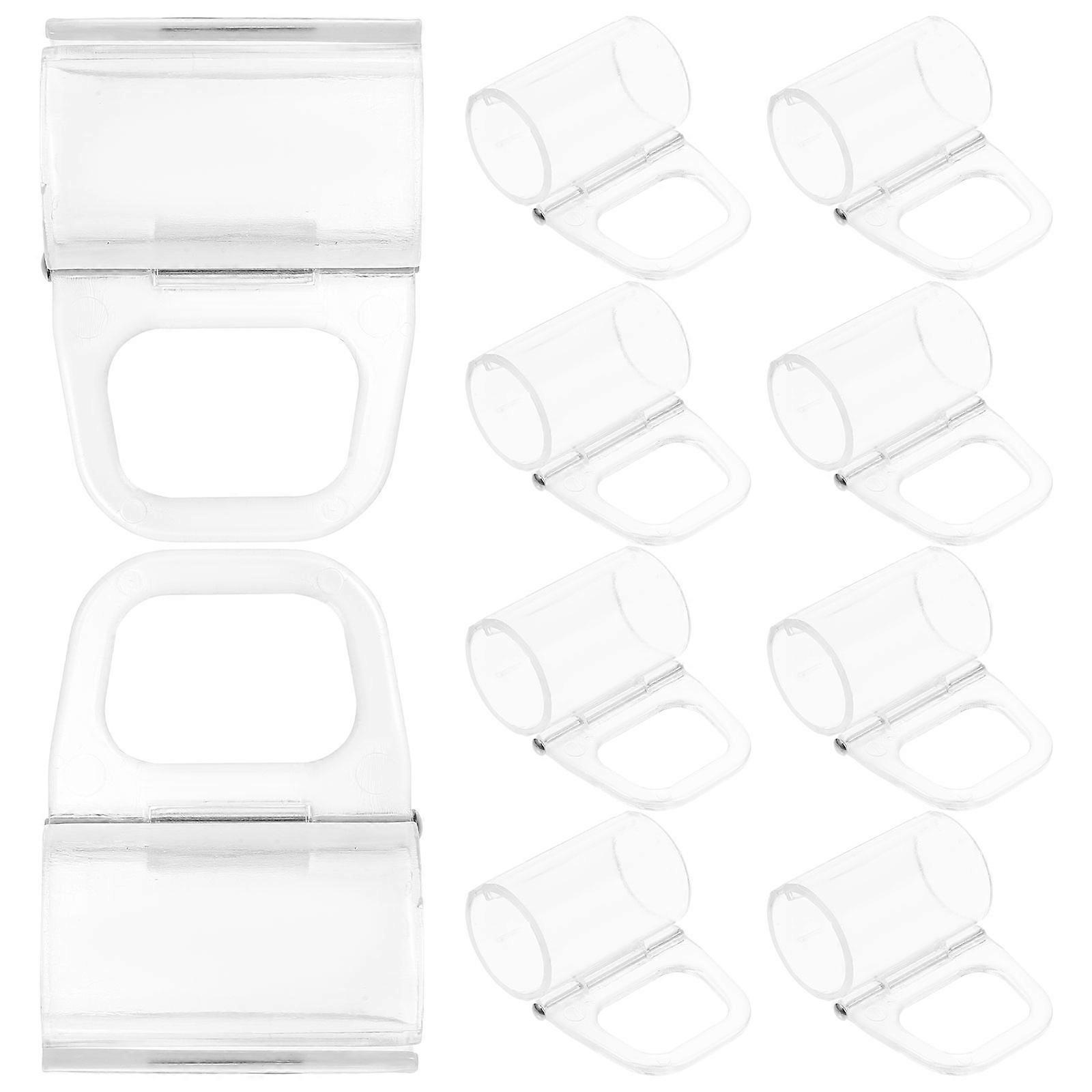 Window Shade Pulls Roller Shades Transparent Handle Pack 30Pcs