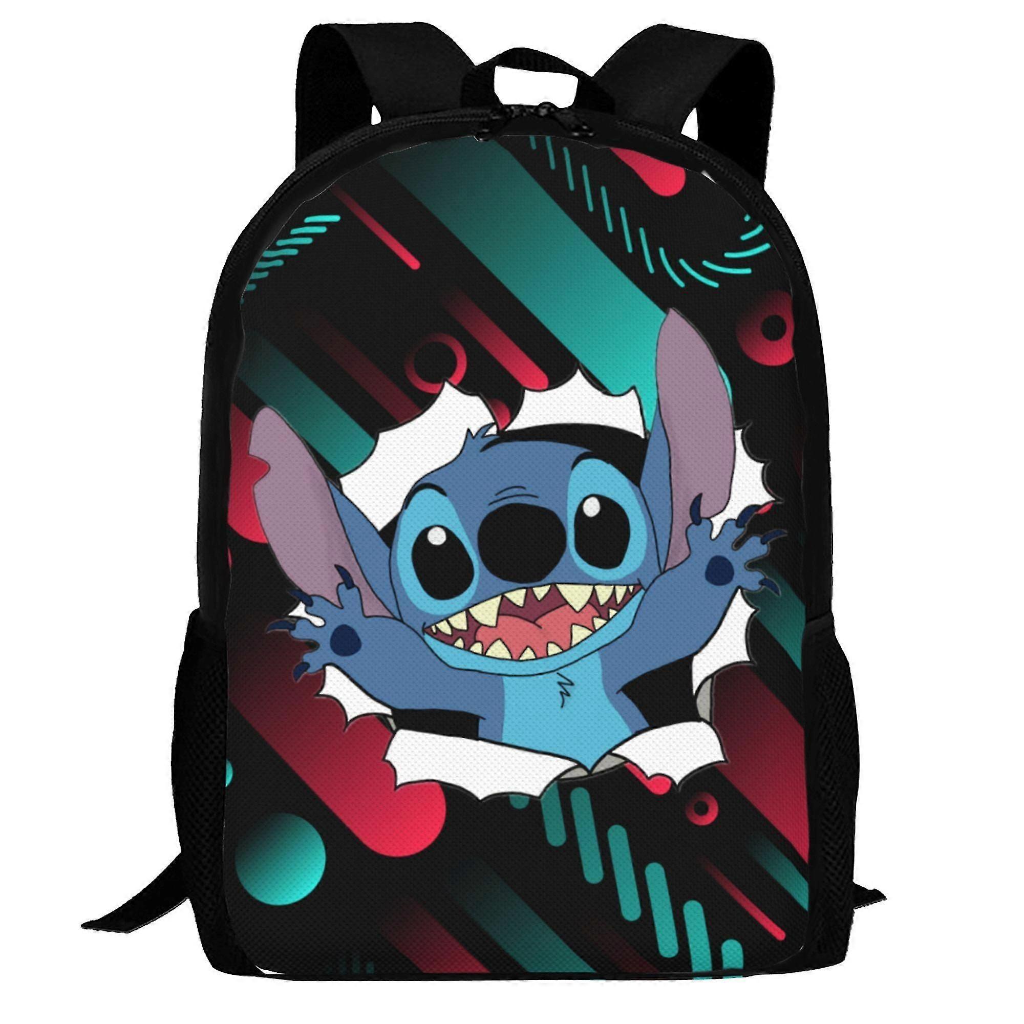 j6693 Lilo & Stitch Backpack for Kids Boys Girls Large Capacity Multifunction School Backpacks Lightweight Sports Travel Laptop Bag Daypack e6693