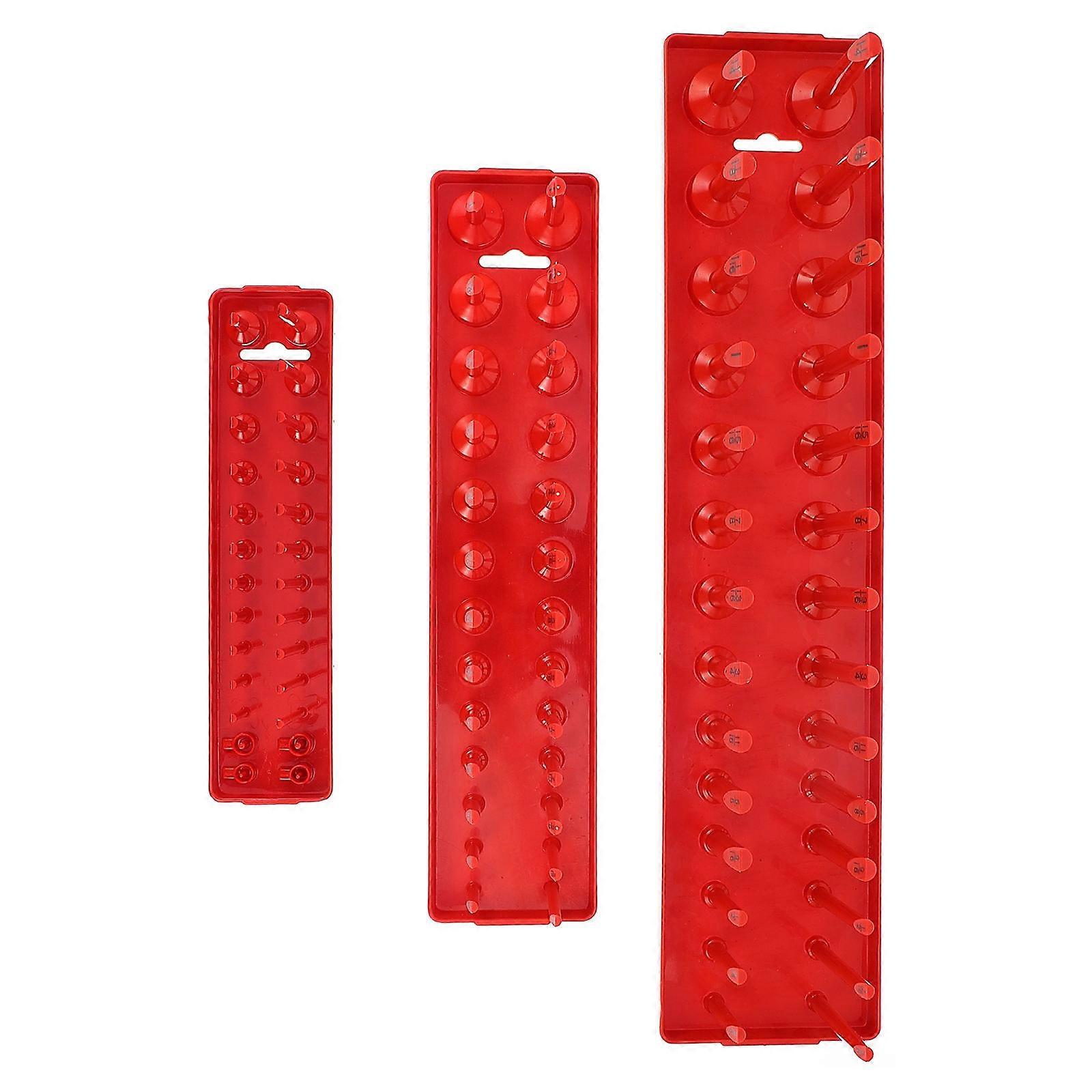 Heavy Duty Socket Organizer Tray Drive Socket Holder for Storage 6Pcs