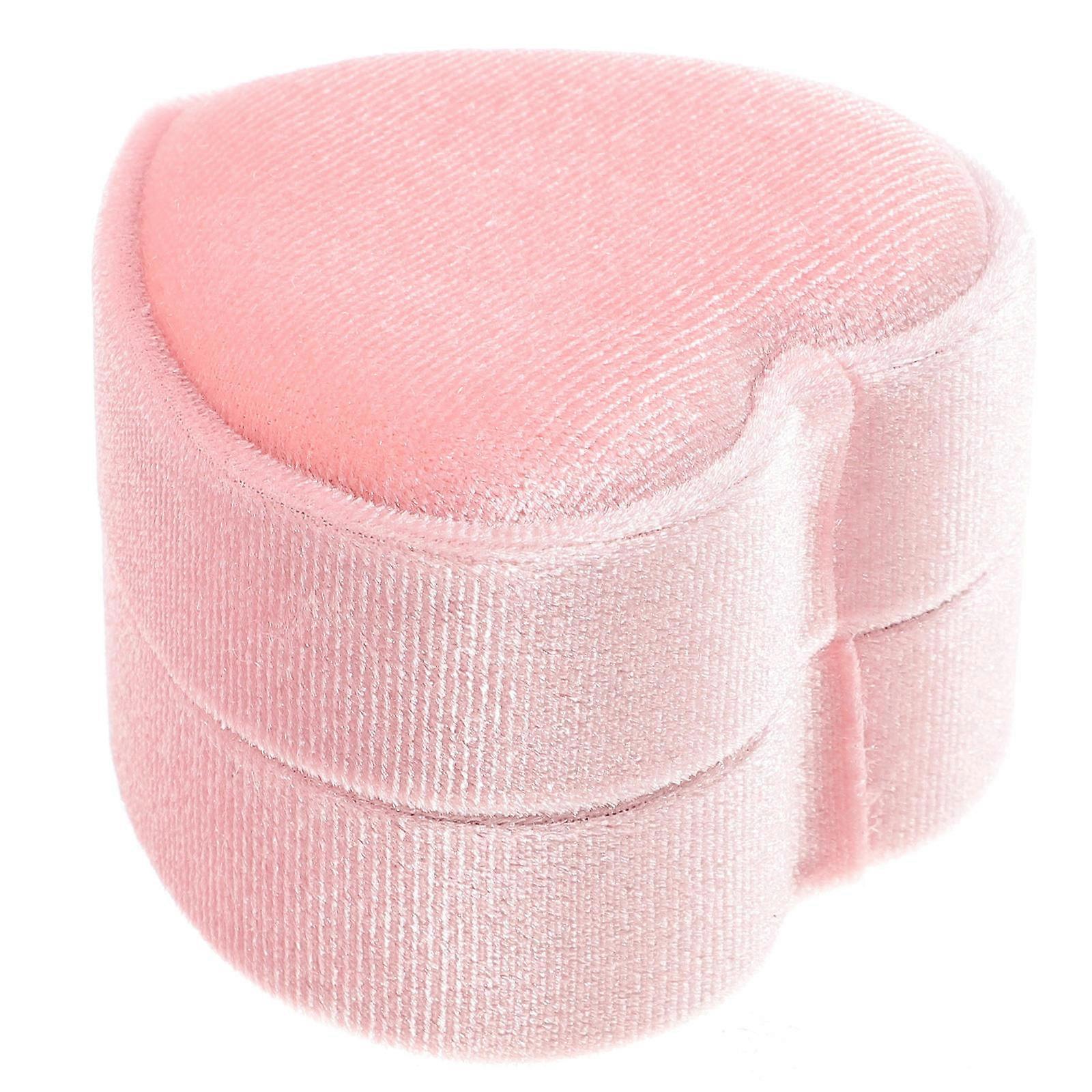 Heart Shaped Ring Box for Proposal Storage Style