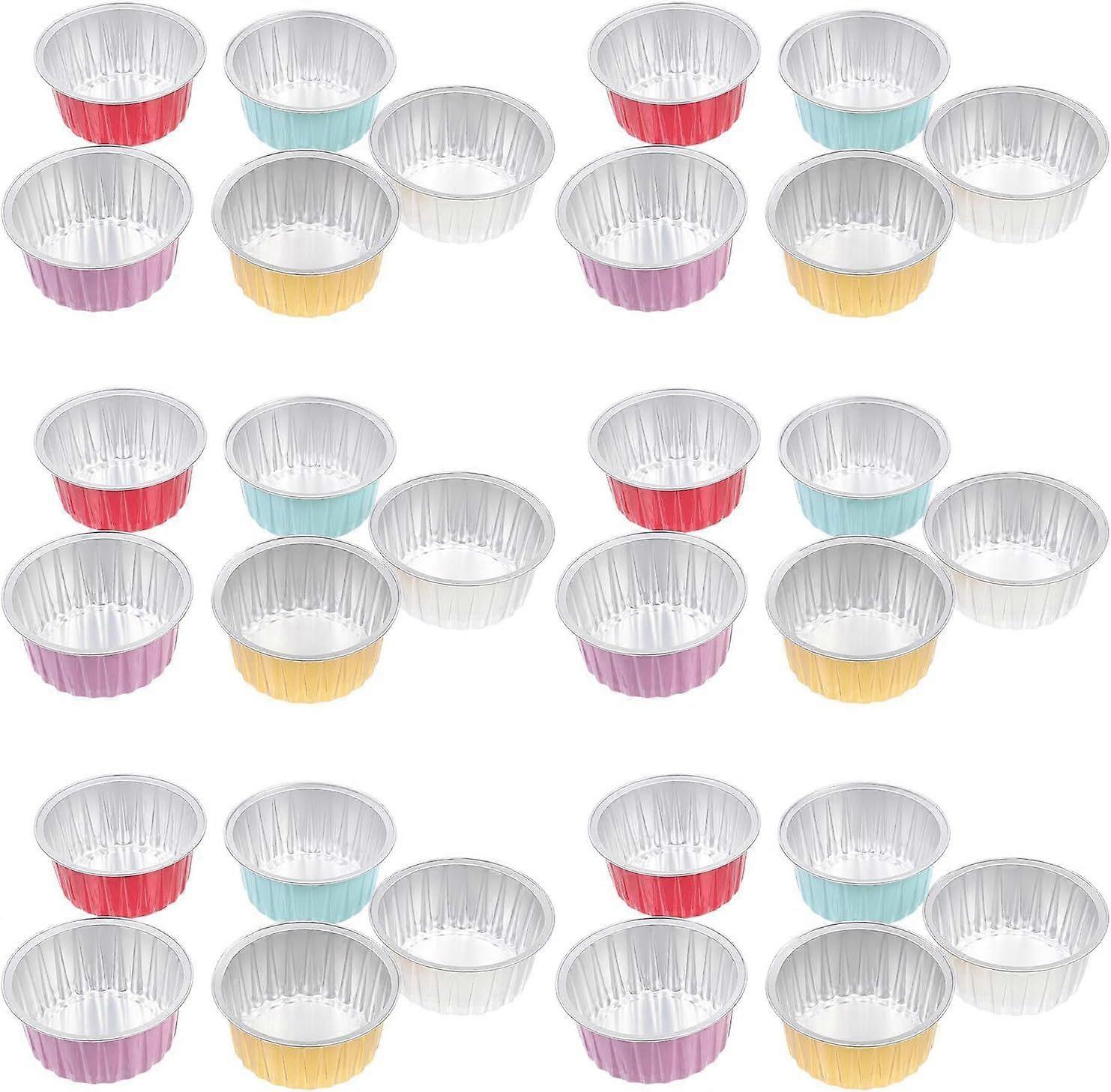Thickened resistant Aluminum Bakeware Pudding Cupcake Baking Liners